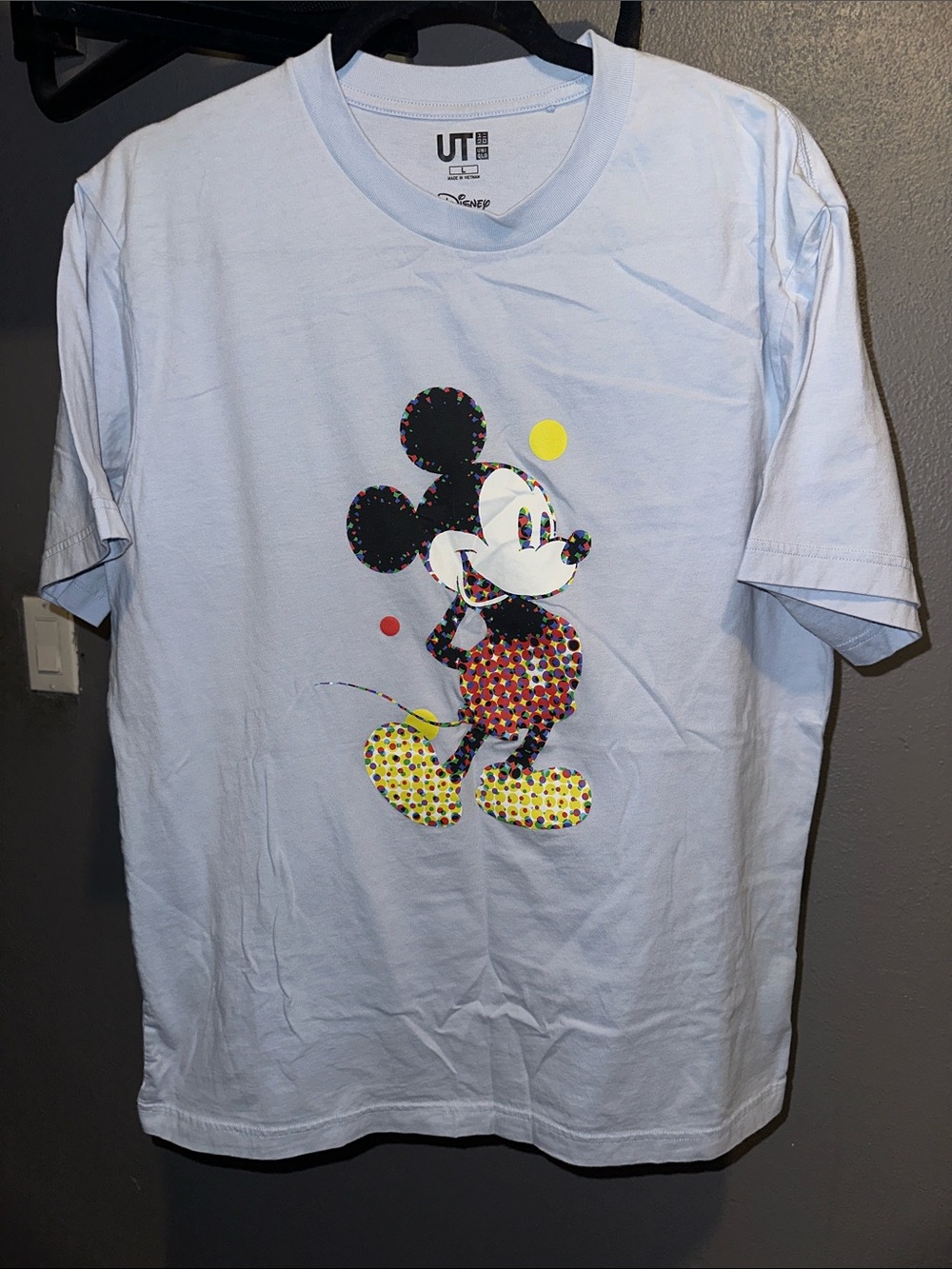Disney Light Blue Mickey Mouse Graphic Tee